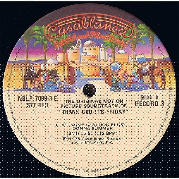 Thank God It's Friday (The Original Motion Picture Soundtrack) Various