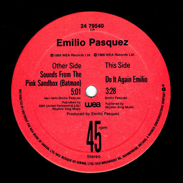 Sounds From The Pink Sandbox (Batman) Emilio Pasquez