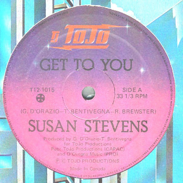 Get To You Susan Stevens