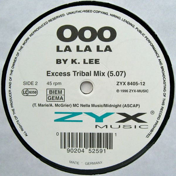 Ooo La La La K Lee