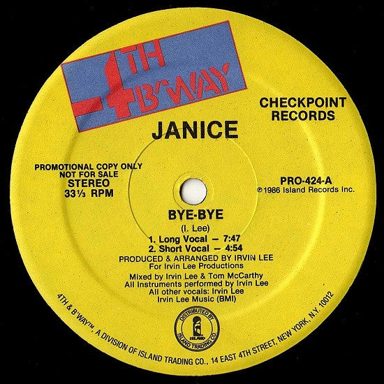Bye-Bye Janice