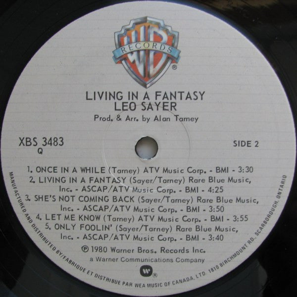 Living In A Fantasy Leo Sayer