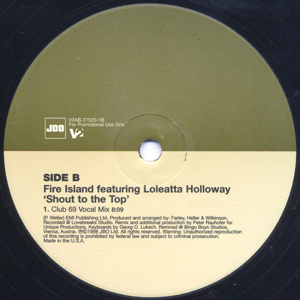 Shout To The Top Fire Island,Loleatta Holloway