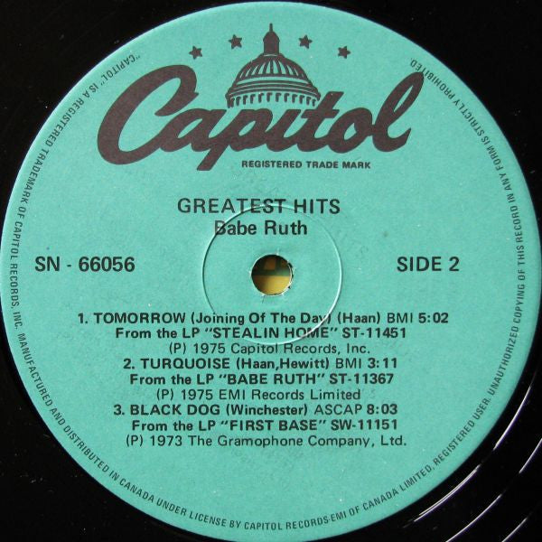 Greatest Hits 2 Babe Ruth