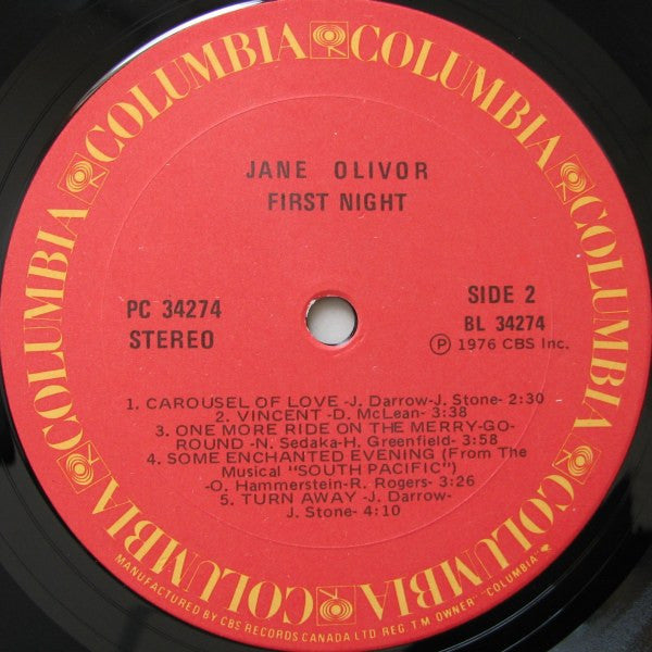 First Night Jane Olivor