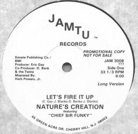 Let's Fire It Up Nature's Creation,Chief Sir Funky