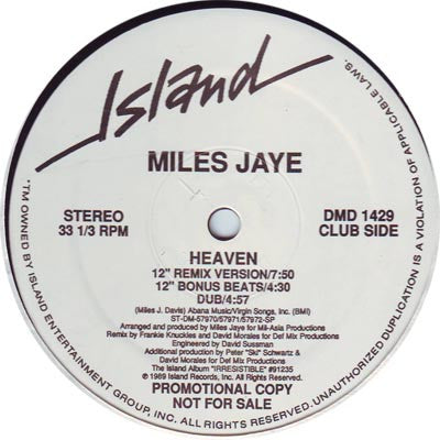 Heaven Miles Jaye