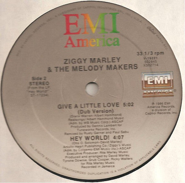 Give A Little Love Ziggy Marley And The Melody Makers