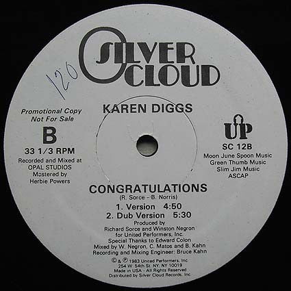 Congratulations Karen Diggs
