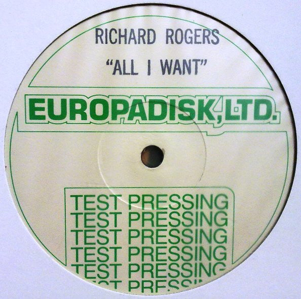 All I Want Richard Rogers