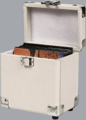 Rectangle Triangle mini record carrier case for 3-inch vinyl albums, compact storage solution for collectible records.
