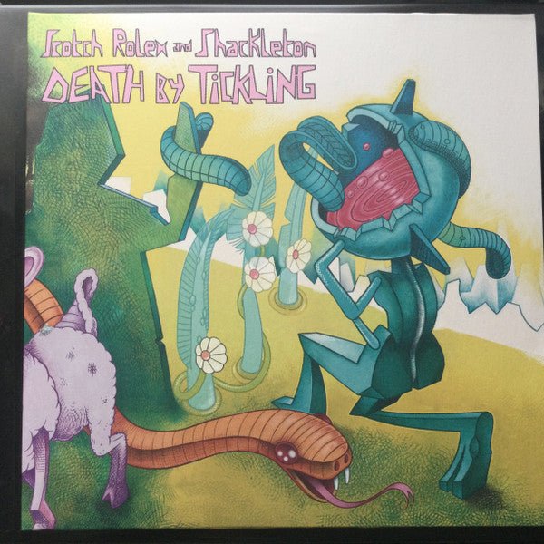 Rectangle Triangle Death By Tickling comic book cover featuring colorful artwork and bold title text.