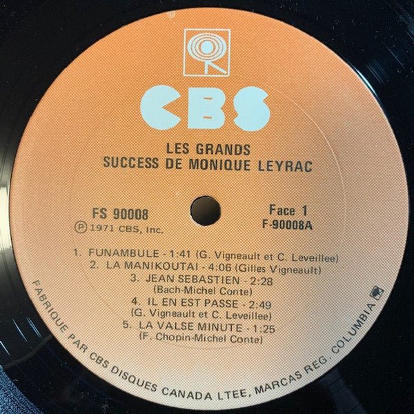 Les Grands Succès De Monique Leyrac | Rectangle Triangle
