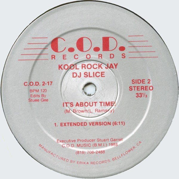 It's About Time! Kool Rock Jay And The DJ Slice