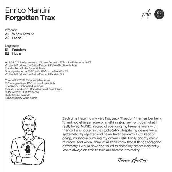 Forgotten Trax Enrico Mantini