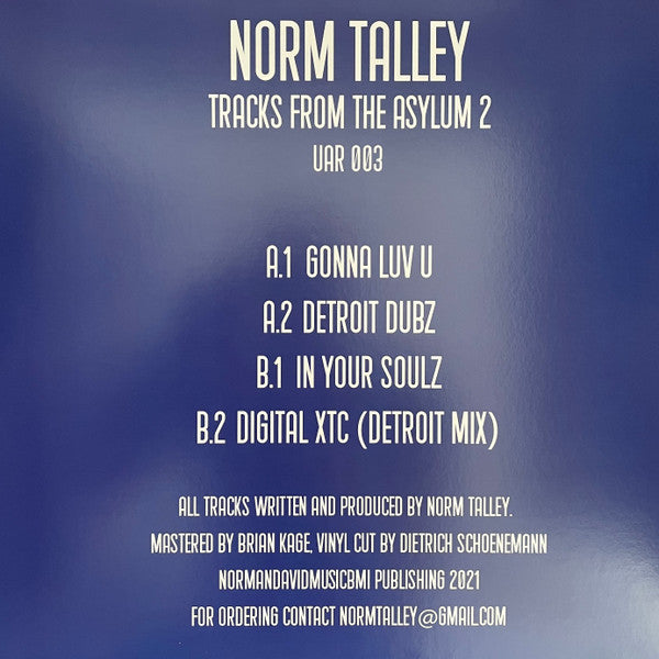 Tracks From The Asylum 2 Norm Talley