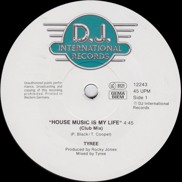 House Music Is My Life – Special Club Mix Tyree Cooper