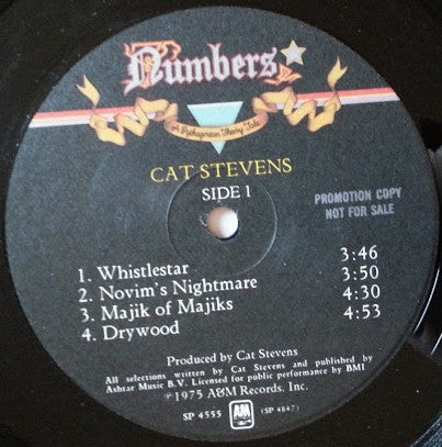 Numbers Cat Stevens
