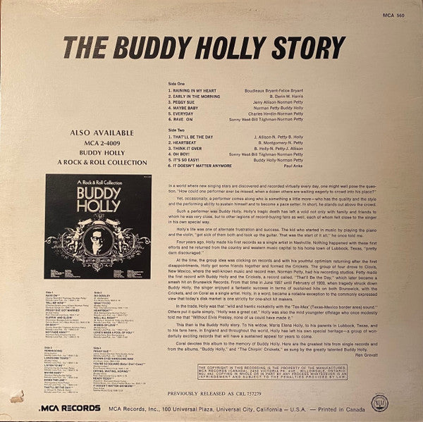 The Buddy Holly Story Buddy Holly