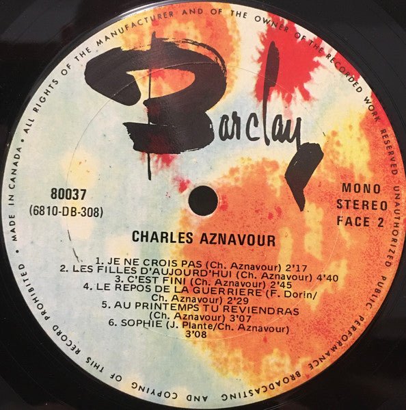 Charles Aznavour Charles Aznavour