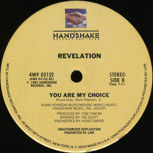 Holdin' On / You Are My Choice Revelation (2)