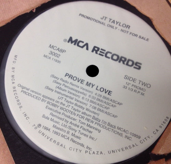 Prove My Love J.T. Taylor