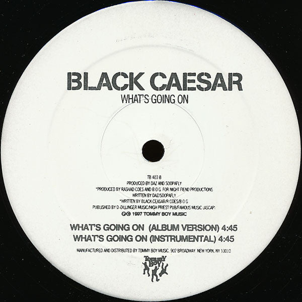 Put The Monkey In It / What's Going On Daz Dillinger,Soopafly,Black Caesar