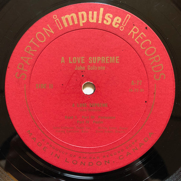 A Love Supreme John Coltrane