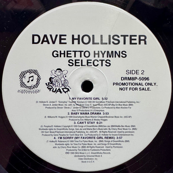 Ghetto Hymns Selects Dave Hollister