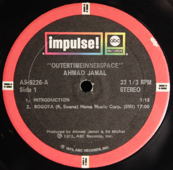 Outertimeinnerspace Ahmad Jamal