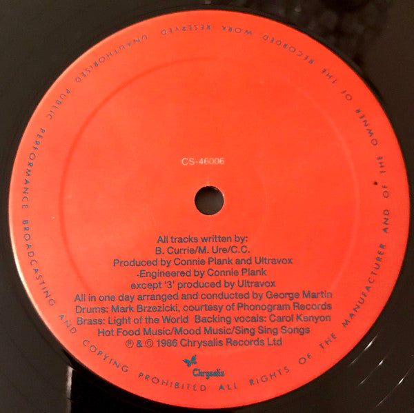 Same Old Story Ultravox