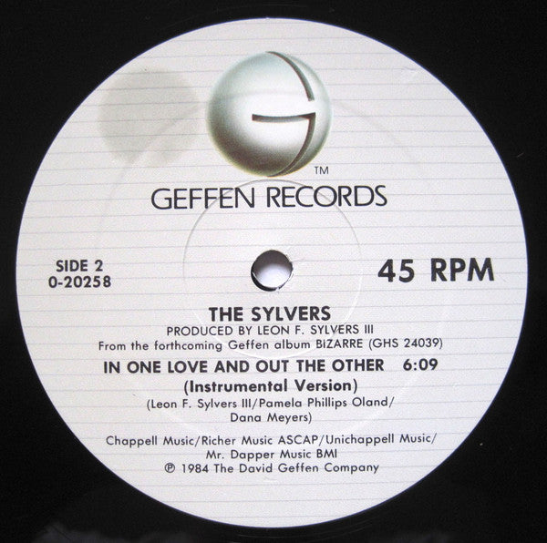 In One Love And Out The Other The Sylvers