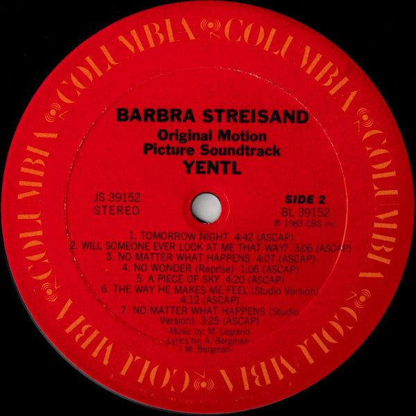 Yentl - Original Motion Picture Soundtrack Barbra Streisand