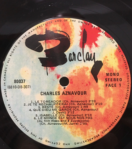 Charles Aznavour Charles Aznavour