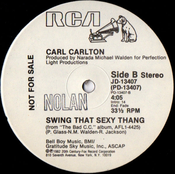 Swing That Sexy Thang Carl Carlton