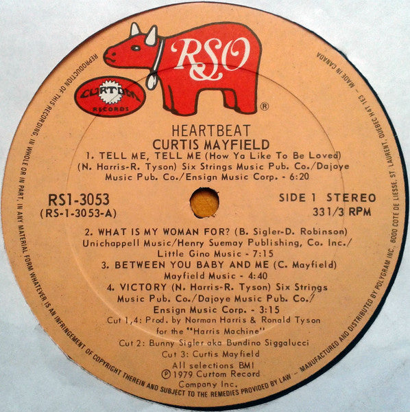 Heartbeat Curtis Mayfield