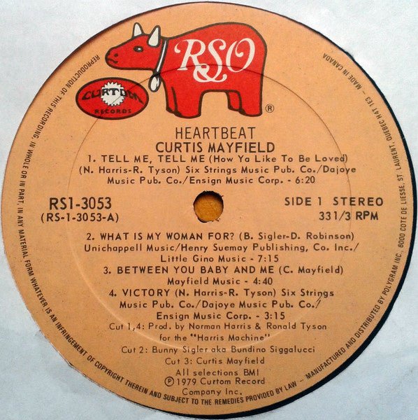 Heartbeat 11 Curtis Mayfield