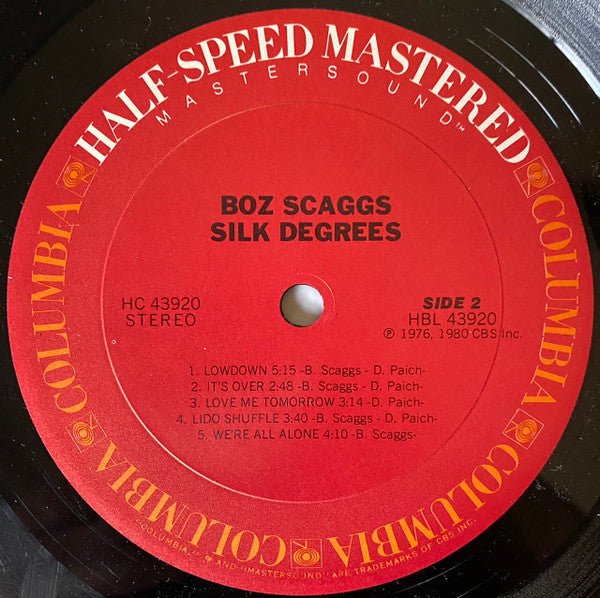 Silk Degrees Boz Scaggs
