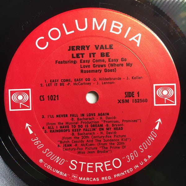 Let It Be Jerry Vale
