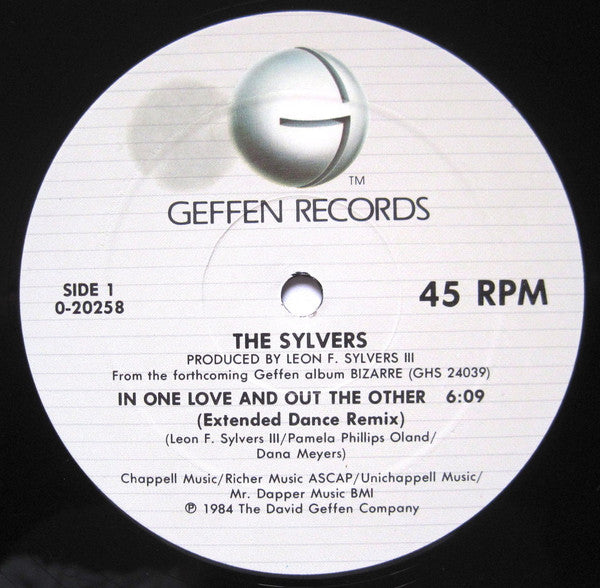 In One Love And Out The Other The Sylvers