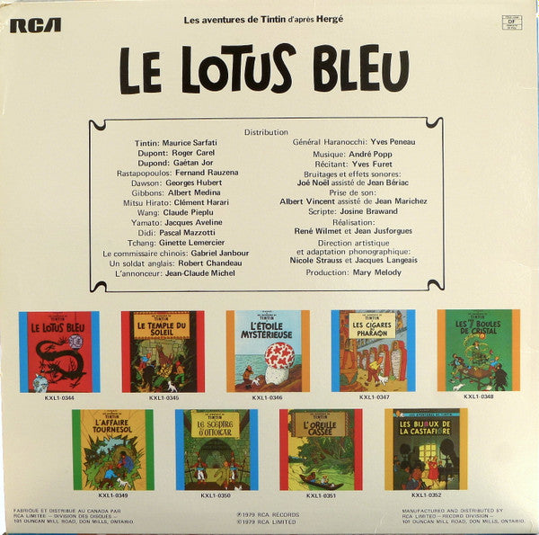 Les Aventures De Tintin: Le Lotus Bleu Hergé