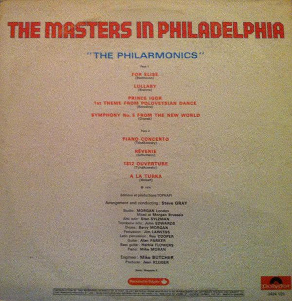 The Masters In Philadelphia The Philarmonics