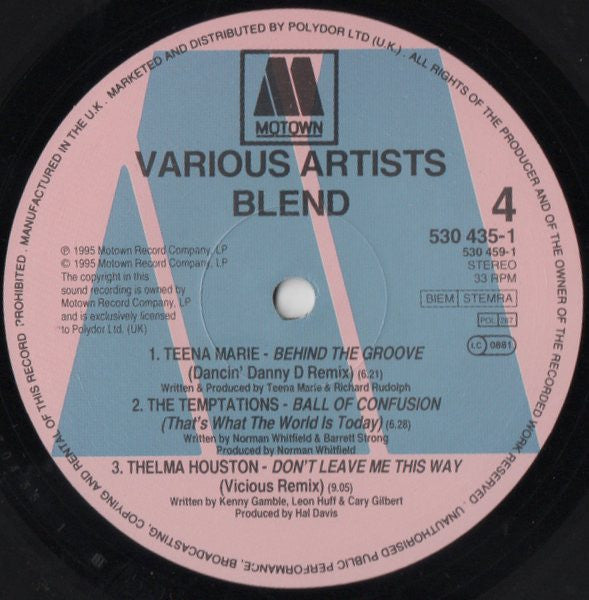 Motown Blend Various