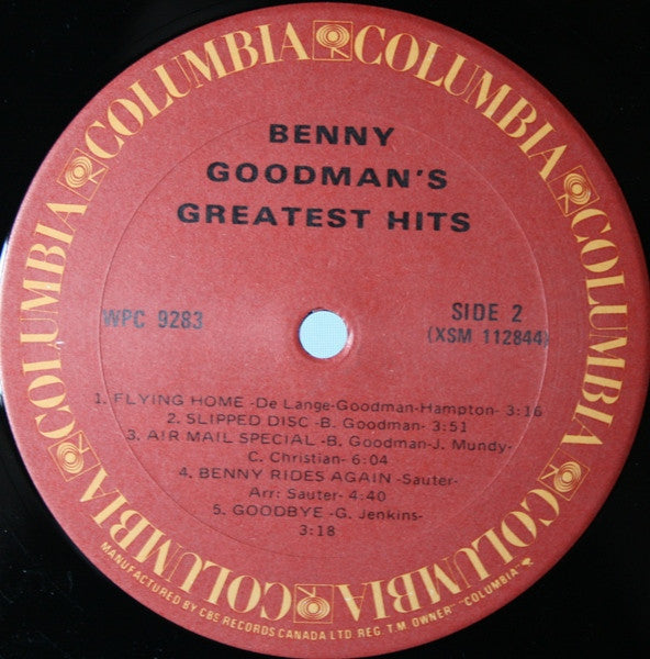 Benny Goodman's Greatest Hits Benny Goodman