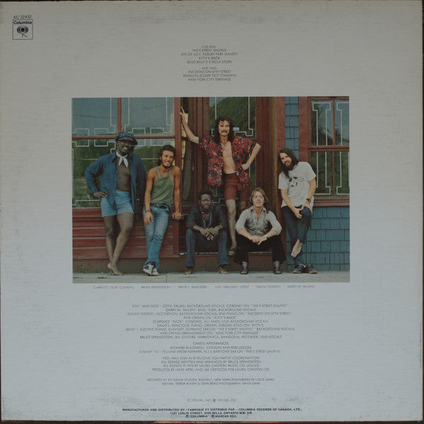 The Wild, The Innocent & The E Street Shuffle Bruce Springsteen