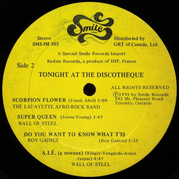 Tonight At The Discotheque Various