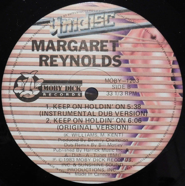 Keep On Holdin' On Margaret Reynolds