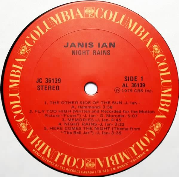 Night Rains Janis Ian