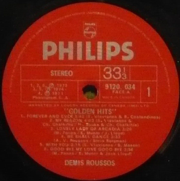 Golden Hits Demis Roussos