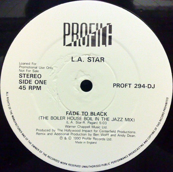 Fade To Black L.A. Star